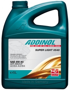 Addinol Super Light  5w40 4л синт 