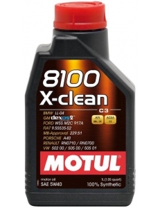 MOTUL 8100 X-clean 5W-40 (C3) 1л синт