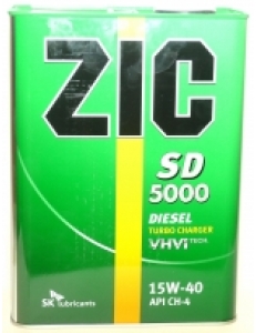 ZIC SD 5000 15w40 CH-4 мин. 4L