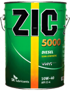 ZIC 5000 10w40 CL-4 п\с 20L